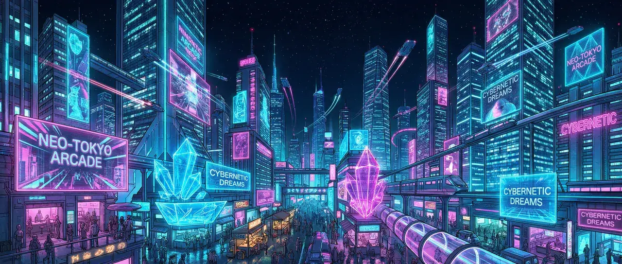 柠檬体育 赛博朋克水晶不夜城全景 - 博彩信息聚合